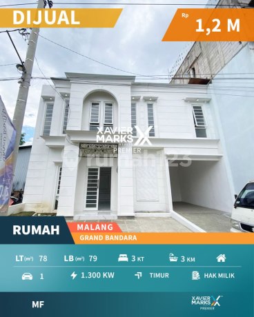 Rumah Siap Huni & Inden di Perum Grand Bandara Pakis Malang