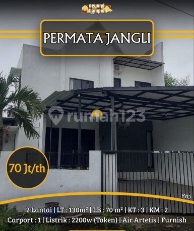 For Rent Furnished House Permata Jangli (Near Toll Access and Undip Tembalang)