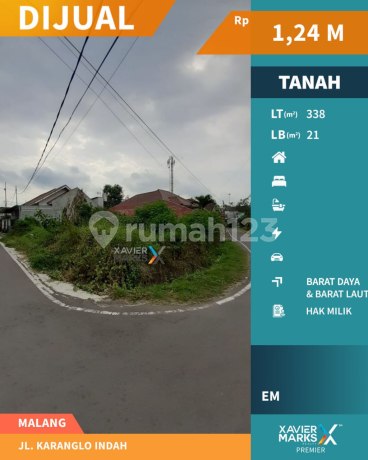 Ready-to-Build Hook Land in Karanglo Indah, Malang