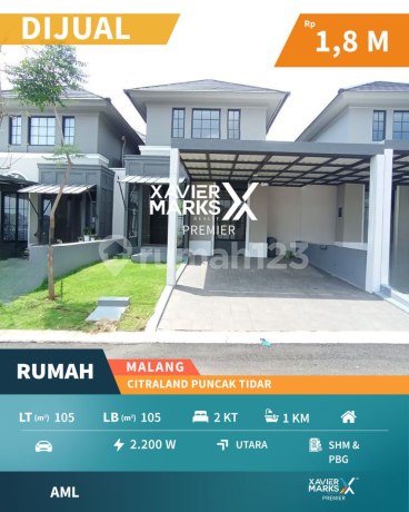 Rumah Baru Premium di Citraland Puncak Tidar Malang Rumah Baru Premium di Citraland Puncak Tidar Malang