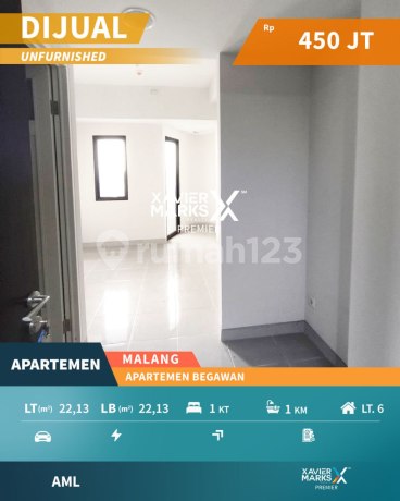 Apartemen Begawan Malang 1BR Dekat UB
