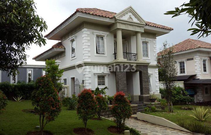 Rumah Mewah 2 Lantai Siap Huni Furnish Shgb Dekat Ke Pintu Tol, Shgb, Di Cluster Empire Park, Sentul City, Bogor