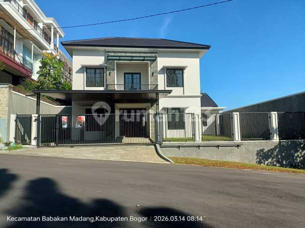 Rumah View Gunung Pancar dengan Private Pool Siap Huni Shgb di Cluster Bali Hill Sentul City Bogor