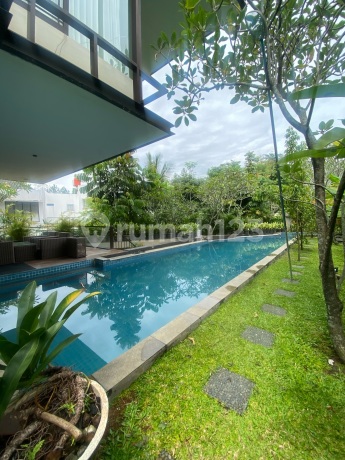 Rumah Hook Mewah dengan Rooftop View Gunung dan Basement dengan Private Pool SHM di Cluster Taman Parahyangan Golf Sentul City Bogor