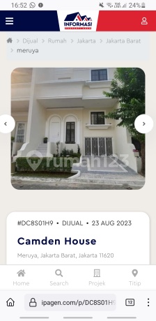 Dijual Rumah di Camden House Meruya Dijual Rumah di Camden House Meruya