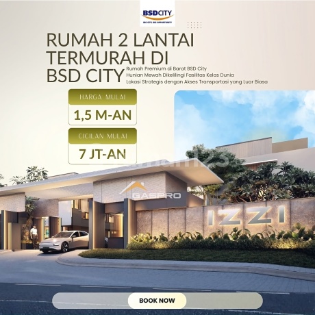 Rumah Terbaru Cluster Izzi BSD City L5 L6 Mulai 1,4Man Limited Unit Rumah Terbaru Cluster Izzi BSD City L5 L6 Mulai 1,4Man Limited Unit