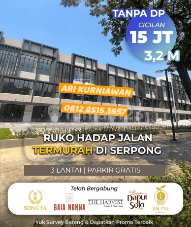 The Exquis, the Cheapest Shophouse Facing the Road in BSD City - Gading Serpong