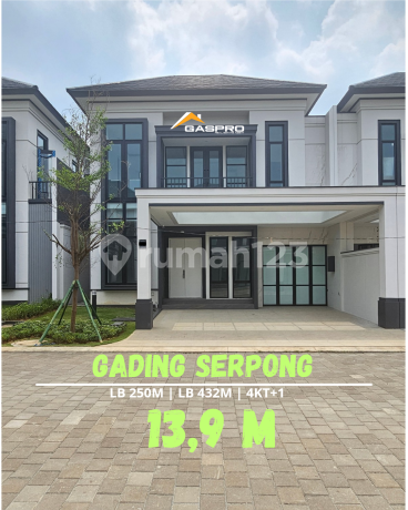 Dijual Rumah Mewah Brand New Matera Residences Gading Serpong 12X25 Baru Serah Terima