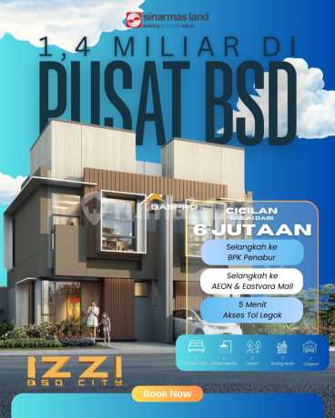 Brand New Izzi Cluster by Sinarmas Land in BSD City. More Info 0812851xxxx