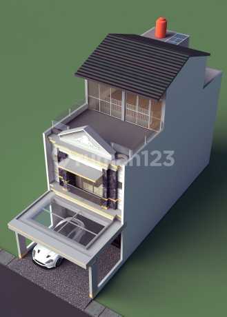 Super Fully Furnish 3Lantai di Menaggio Village Bangunan Mandiri 252M