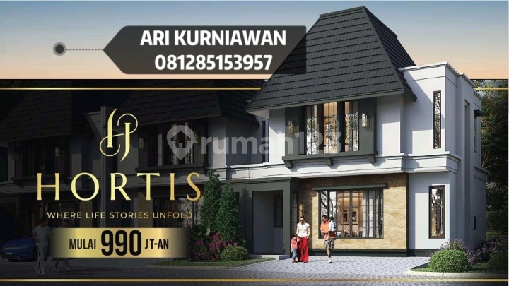 Mortgage Guaranteed Approval! Hortus Citra Garden Cluster Serpong 0% Down Payment Installments 6 Million