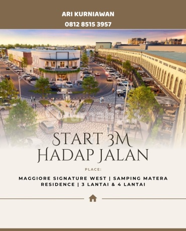 Ruko & Studio Loft Maggiore Signature East New Launching Dapatkan Nup Early Bird Now