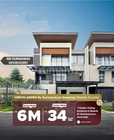 Cluster Ardea At Heron Summarecon Serpong 6Milyaran Lingkungan Mewah