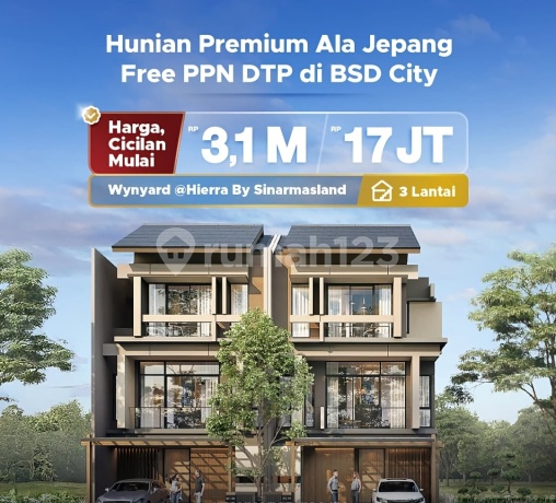 Wynyard BSD City New Type Lumi 3.1 Million Excluding VAT Luxury House No Down Payment Wynyard BSD City New Type Lumi 3.1 Million Excluding VAT Luxury House No Down Payment