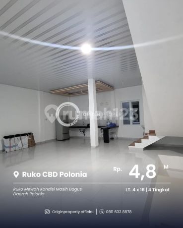 Dijual Ruko Gandeng 2 Komplek Cbd Polonia Elit Daerah Polonia 