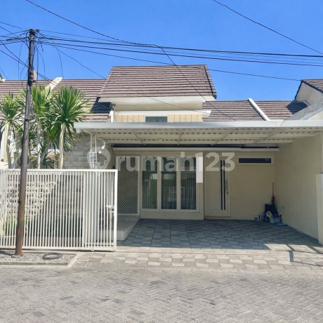For Sale New Deltasari House Semi Furnished 3+1 Bedrooms SHM Waru Sidoarjo