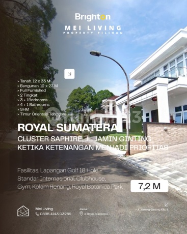 Perumahan Komplek Royal Sumatera Lebar 12 M Full Furnished Perumahan Komplek Royal Sumatera Lebar 12 M Full Furnished