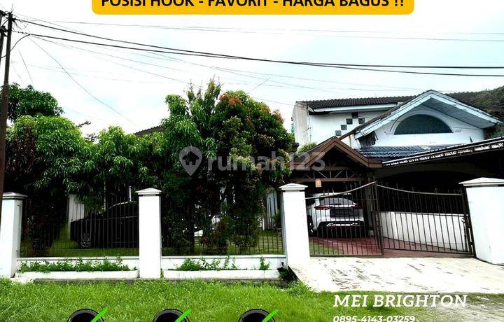 Rumah Posisi Hook Komplek Wartawan-Jl.Sidorukun Krakatau 