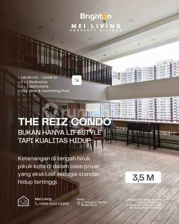 Apartment Vasaka The Reiz Condo, Jl.tembakau Luas Luas116,46 M2 Apartment Vasaka The Reiz Condo, Jl.tembakau Luas Luas116,46 M2