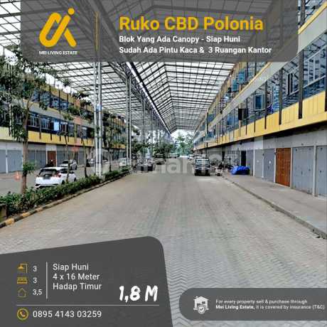 Dijual Ruko Komplek CBD Polonia Jl.Padang Golf Blok ada Canopy Dijual Ruko Komplek CBD Polonia Jl.Padang Golf Blok ada Canopy