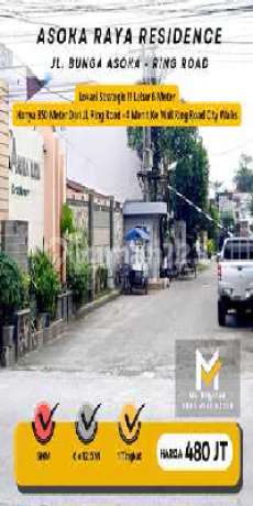 Rumah Lebar 6 M Komplek Bunga Asoka Residence Jl.bunga Asoka Rumah Lebar 6 M Komplek Bunga Asoka Residence Jl.bunga Asoka