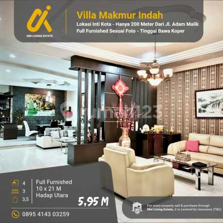 Perumahan Villa Makmur Indah Jl.makmur Full Furnished Perumahan Villa Makmur Indah Jl.makmur Full Furnished