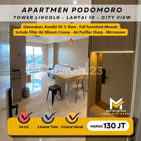 Apartment for Rent: Podomoro Tower Lincoln, Fully Furnished Luxury