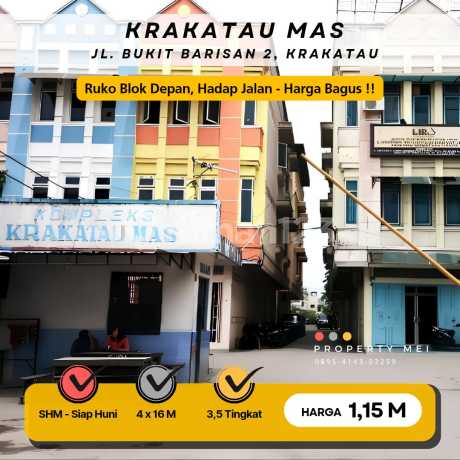 Jual Cepat-Harga Bagus Ruko Komplek Krakatau Mas-SiapHuni Jual Cepat-Harga Bagus Ruko Komplek Krakatau Mas-SiapHuni