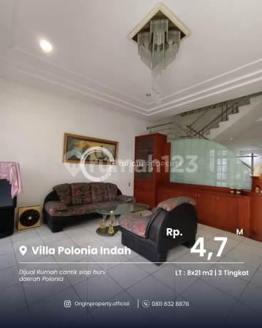 Rumah Mewah Komplek Villa Polonia Indah Daerah Polonia Juanda