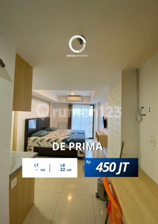 Jual Cepat Apartemen De Prima Tipe Studio Lantai 19 Jalan Gelas