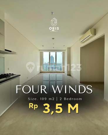 FOR SALE APARTMENT FOUR WINDS - PERMATA HIJAU 2 BEDROOM, UNFURNISHED