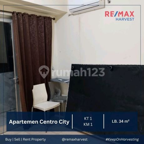 Apartemen Centro City 1BR Furnished