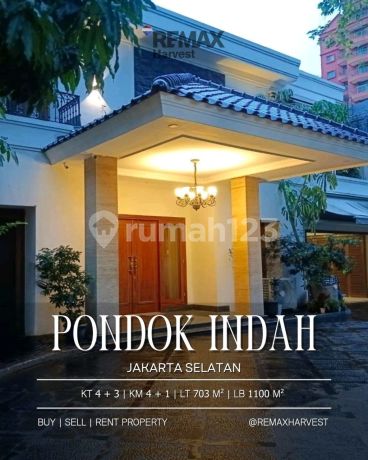 Rumah Mewah Furnished Siap Huni di Pondok Indah Rumah Mewah Furnished Siap Huni di Pondok Indah