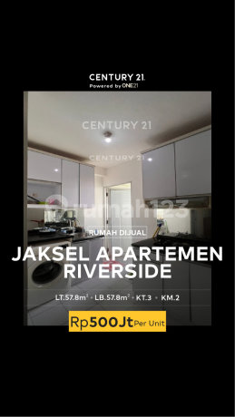 Apartemen Pancoran Riverside 3Kt - Jual Rugi & Siap Cuan! Apartemen Pancoran Riverside 3Kt - Jual Rugi & Siap Cuan!