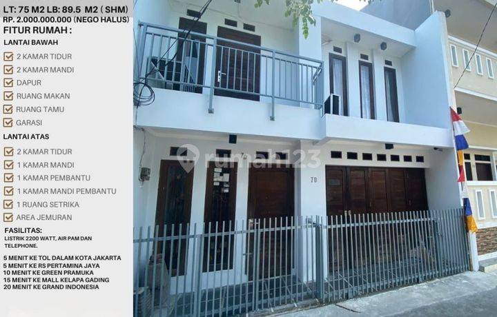Rumah di kompleks Pertamina 