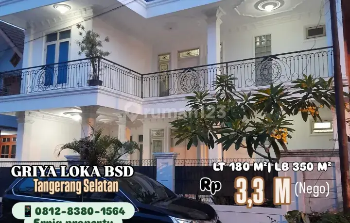 Rumah Mewah Griya Loka Bsd Tangerang Selatan