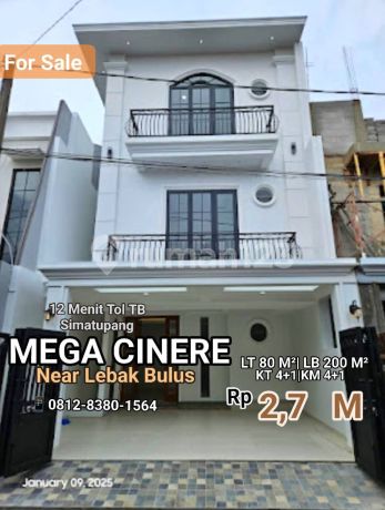 Rumah Murah American Classic Di Mega Cinere Ready 