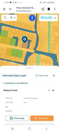 Rumah Pinggir Jalan di Perumahan Kampial Indah, Benoa