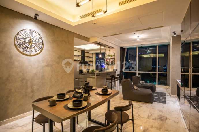 The Peak Apartment (Premium 3Br Fully Furnished - Spacious Living With Beautiful Design) Mn063