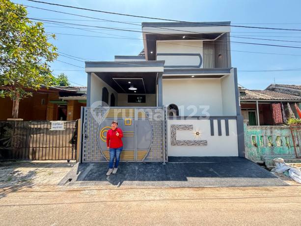 Rumah Cantik Mewah Minimalis Semi Furnish di Citra Indah City Cileungsi Jonggol Bogor