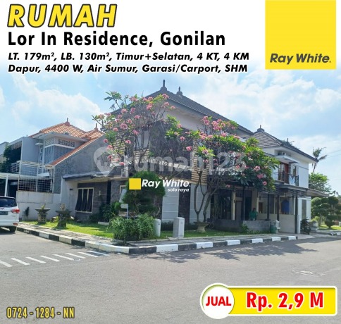 Dijual Rumah Bagus di Lor In Residence, Gonilan, Sukoharjo