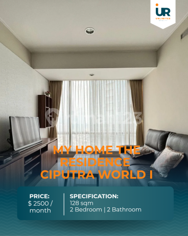 Disewakan Apartemen Mewah 2 Kamar Tidur My Furnished Bagus dan Siap Huni di Ciputra World I