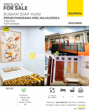 Jual Rumah Take Over Full Furnished di Perum Panorama Asri, Majalengka