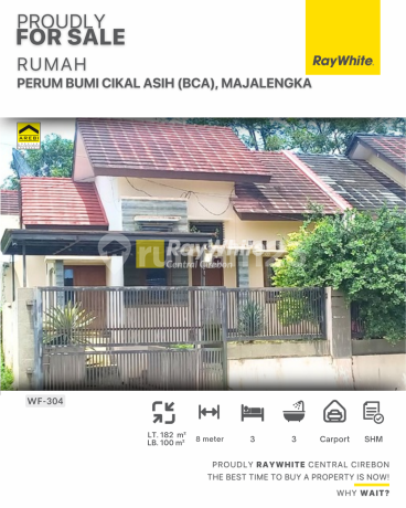 Jual Rumah SHM di dalam Perumnas Bumi Cikal Asih (BCA), Majalengka Jual Rumah SHM di dalam Perumnas Bumi Cikal Asih (BCA), Majalengka