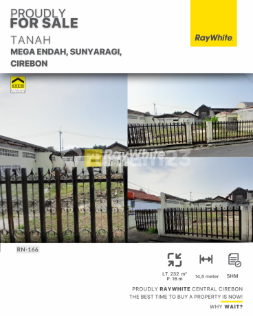 Jual Tanah 232 M2 Shm Di Mega Endah, Cirebon