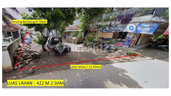 Tanah di Jalan Babakan Indah , Bogor SHM 422 m² Tanah di Jalan Babakan Indah , Bogor SHM 422 m²
