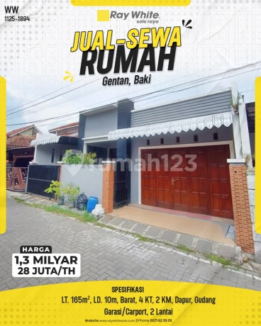 Rumah Modern 2 Lantai Siap Huni di Jl. Jetis Permai, Gentan, Baki Sukoharjo Rumah Modern 2 Lantai Siap Huni di Jl. Jetis Permai, Gentan, Baki Sukoharjo