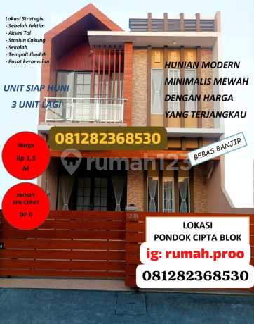 Rumah Baru Dalam Komplek Pondok Cipta Bintara Strategis Rumah Baru Dalam Komplek Pondok Cipta Bintara Strategis