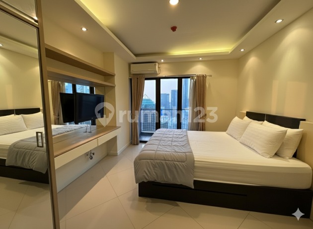 2 Bedroom Big Size Tamansari Semanggi Apartemen - Furnished Lokasi Strategis di Gatot Subroto