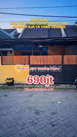 Dijual Rumah Medokan Ayu Rungkut Dkt Upn dan Pertamina Surabaya